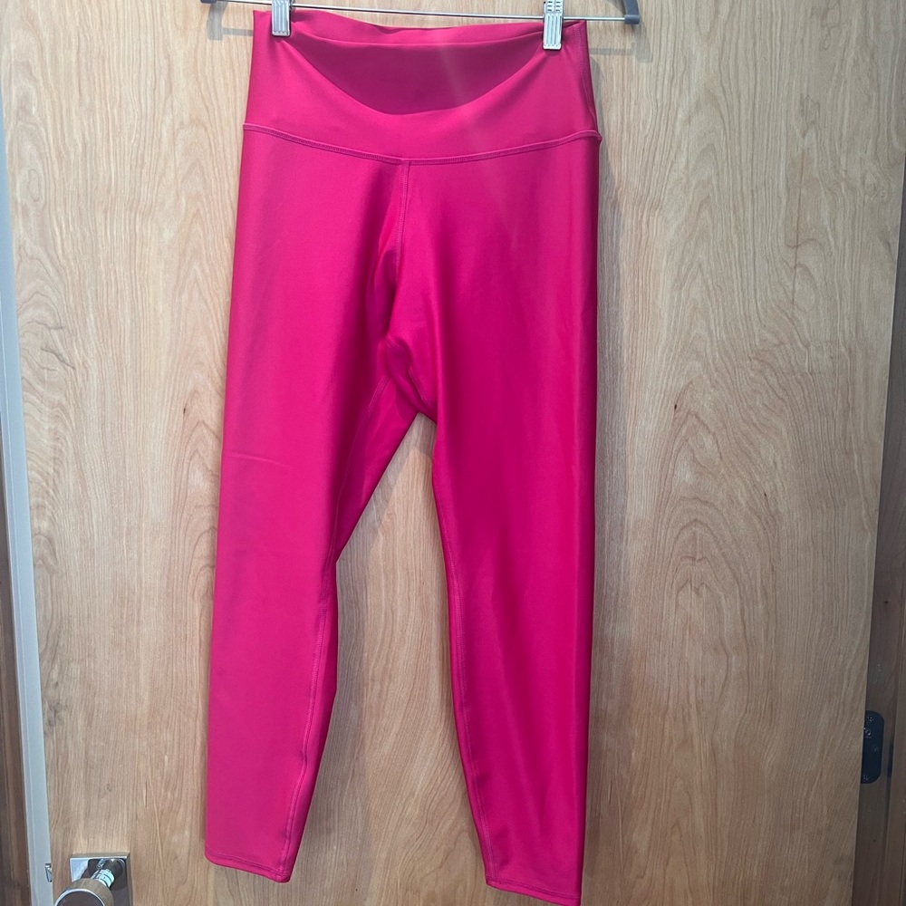 Alo Yoga Airlift Legging 7/8 Length Size Large Pink - Picture 4 of 6